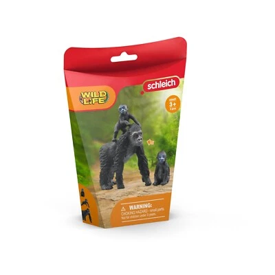 Schleich® Wild Life 42601 Flachland Gorilla Familie, NEU & OVP