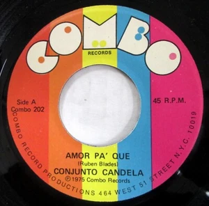 CONJUNTO CANDELA 45 Amor Pa' Que / Todo El Mundo MINT- on Combo salsa  Bs 247 - Imagen 1 de 2