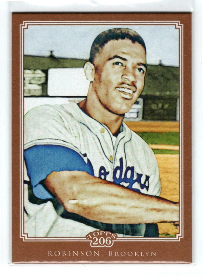 2010 Topps 206 Bronze #25 Jackie Robinson (ref 235553) - Image 1 of 1