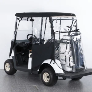 600D Golf Cart Cover Driving Enclosure Waterproof for Club Car EZGO 2 Passenger - Picture 1 of 14