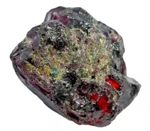 Extremely Rare Painite Red Brown Unheated Facet Rough 173.50 Ct Mogok Certified - Picture 1 of 5