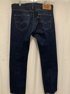 Pantalones de mezclilla LEVI'S 501 originales para hombre camuflados encogibles nuevos - Imagen 1 de 8