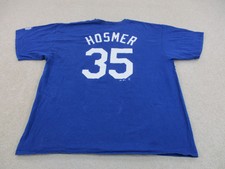 Kansas City Royals Shirt Adult 2XL XXL Blue Eric Hosmer Baseball Majestic Mens