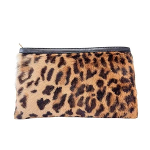 LOEWE Leopard Pony Hair Clutch Bag - Picture 1 of 16