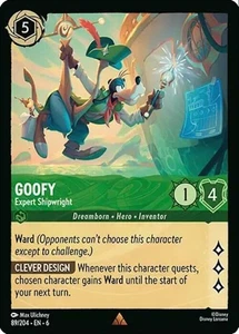 x1 Goofy - Expert Shipwright - 89/204 - Rare Lorcana DLC06 Azurite Sea M/NM - Picture 1 of 1