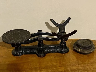Antique small Cast Iron scale - image 1 of 4