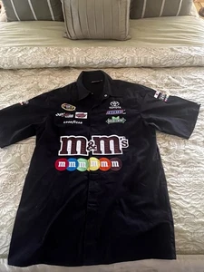 NASCAR Kyle Busch 2011 M&Ms Racing Pit Crew Snap Shirt Herren Med Chase Authentics - Bild 1 von 17