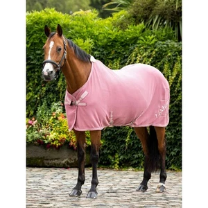 LeMieux Kudos Bamboo Cooler Rug - Aqua/Peony - Picture 1 of 4
