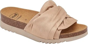 Scholl Ciabatte Donna PRINCY Microfibre Beige - Imagen 1 de 1
