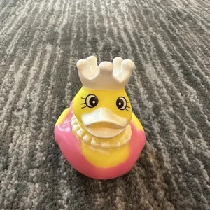 Rubber Duck Queen White Tiara Princess Car Home Office Jeep Ducked Cruise Ducky - Picture 1 of 10
