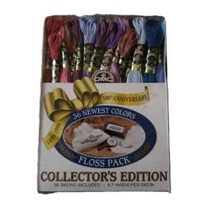 DMC 100th Anniversary Collector’s Edition Floss Pack 36 Newest Colors 1899–1999 - Picture 1 of 2