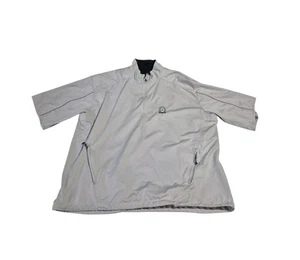 Chaqueta de Golf Nike XL Beige Lakewood Club de Golf Ajuste Climático Manga Corta 1/2 Cremallera  - Imagen 1 de 8