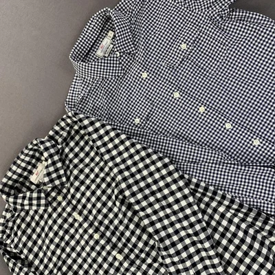 Camisa Vineyard Vines Mujer 4 Azul Marino Guinga Lote 2 Rendimiento Franela Abotonada Foto 1 de 4