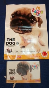 The Dog Artist Happy Meal 2005 McDonald's Poster and Translite Translight - Picture 1 of 2