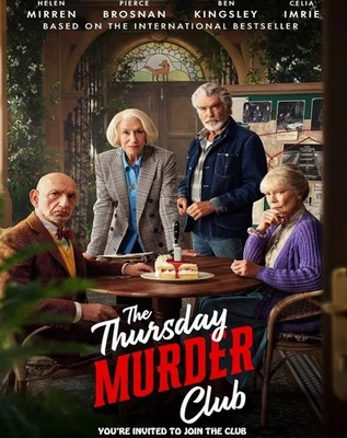 DVD The Thursday Murder Club 2025 Mystery Comedy Full Movie All Reg Free Ship!!! - Image 1 of 4