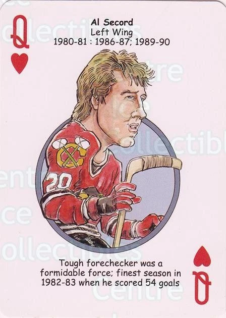 2010 Chicago Blackhawks Heroes Playing Card #51 Al Secord - Image 1 of 1