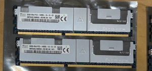 Lot-2 Sk Hynix 32GB 4Rx4 PC3-14900L-13-12-C0 HMT84GL7AMR4C -RD MC AH 1421 (64gb) - Picture 1 of 4