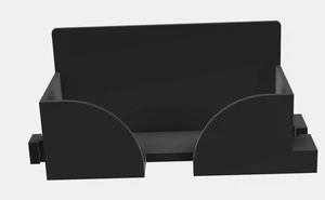 Business Card Holder T Lock for Multiple Black - Picture 1 of 3