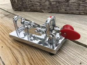Telegraphenschlüssel, Morsecode, Vibrokeyer, Amateurfunk, Iambic Paddles, Vibroplex, B - Bild 1 von 9
