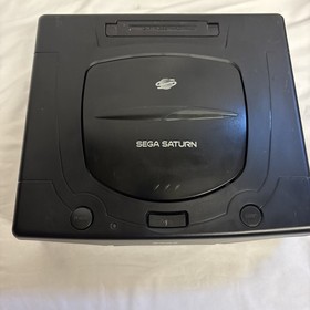 SEGA Saturn MK-80000A Black Console Only Powers On And Disk Turns Read!!!!￼