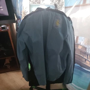 Aston Villa Training Fußball Soccer Jacke Macron Blau Herren Größe 2XL - Bild 1 von 12