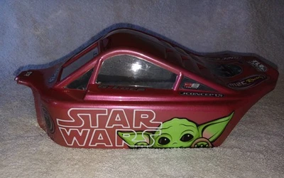 Custom Airbrushed ”Mando" Star Wars-Themed Color-Changing 1/8 Scale Buggy Body - Image 1 of 4