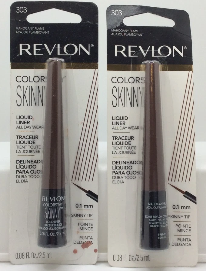 Revlon ColorStay COLOR STAY Skinny Liquid Liner - 303 Mahogany Flame, PACK OF 2 - Image 1 of 2