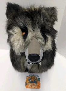 Disfraz de lobo peludo de piel sintética con capucha Wildcoat ajustable esquí para nieve - Imagen 1 de 8