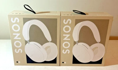 Sonos Ace Wireless ANC Headphones (Soft White) FACTORY SEALED! Set Of Two - Image 1 of 4
