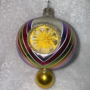 1993 Christopher Radko Rainbow Reflector 5.5" Ornament Drop 93-154-0 - Picture 1 of 9