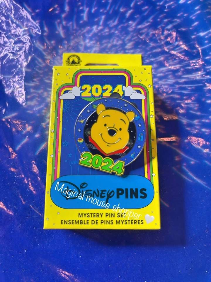 Prendedor Winnie The Pooh caja misteriosa fechada Walt Disney World 2024 parques Disney Foto 1 de 1
