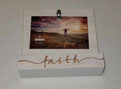 FAITH THEME WOODEN PICTURE FRAME  - Image 1 of 4