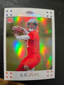 2007 Topps Chrome White Refractor  #D /869 Chris Leak #TC184 Bears SP - Picture 1 of 2