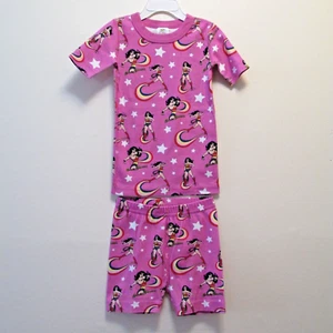 Girls Hanna Andersson Wonder Woman Short John Pajama Set Size 5 Summer Pijama - Picture 1 of 12