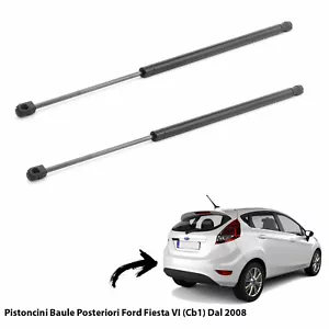 2 MOLLE A GAS PISTONI PISTONCINI PORTELONE BAGAGLI FORD FIESTA VI (CB1) 2008 - Imagen 1 de 1