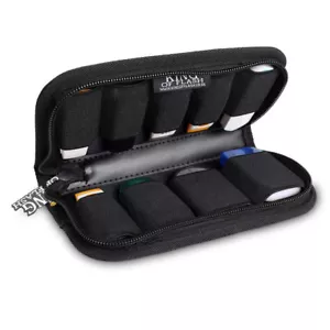 9 unidades flash USB estuche de transporte con protección acolchada de primera calidad - negro - Imagen 1 de 6
