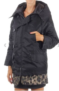 NUEVA CHAQUETA DE PLUMÓN MONCLER Y Ibuki bordada con capucha (Talla 0/XS) - ¡PRECIO DE VENTA SUGERIDO POR EL FABRICANTE $2,200.00! - Imagen 1 de 12