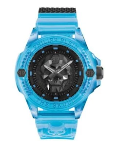 Reloj de Hombre PHILIPP PLEIN SKULL DUBA PWWAA0724 Resina Azul - Imagen 1 de 1
