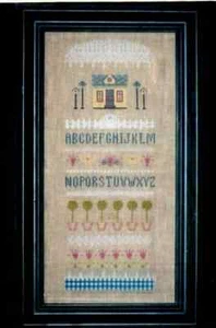 SPRING SAMPLER to CROSS STITCH - ALPHABET FLOWERS & TREES by M DESIGNS - Picture 1 of 1
