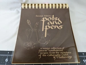 Pots and Pens 2nd Edition Calligraphy Cookbook 1982 - Picture 1 of 8