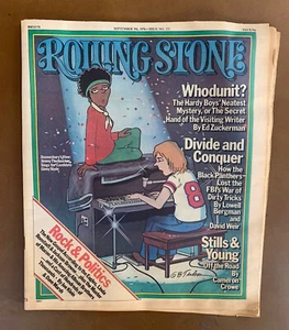 1976 September 9 ROLLING STONE Magazine DOONESBURY, BLACK PANTHERS No. 221 MH153 - Picture 1 of 1
