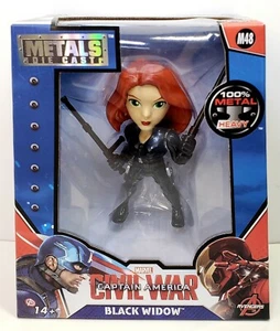Marvel Captain America: Civil War Black Widow M48 Metals Die Cast 4in Figure New - Picture 1 of 10
