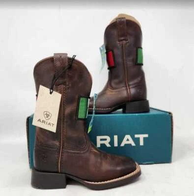 Niño pequeño 8 Ariat niños Orgullo Mexicano II Western vaquero México botas 10039908 Foto 1 de 4