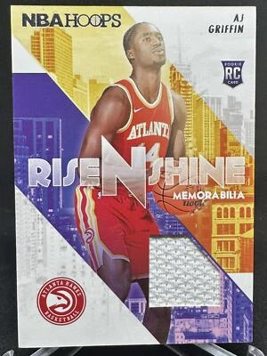 AJ Griffin 2022-23 Panini Hoops Rise N Shine Rookie Memorabilia #RS-AG - Image 1 of 2