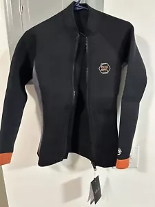 Wetsuit Top Jacket Women Men 3MM Neoprene Long Sleeve Dive Scuba Wet Suit Shi... - Picture 1 of 10