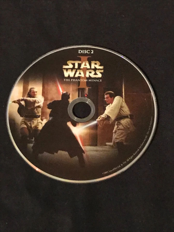 Star Wars The Phantom Menace Disc 2 Only - DVD Disc Only - Replacement Disc - Image 1 of 1