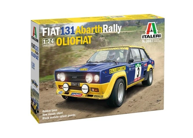 Italeri 3667 1 24 FIAT 131 Abarth Rally OLIO FIAT - Modellismo k