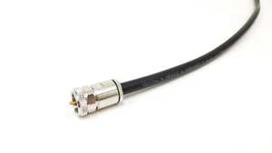 Messi and Paoloni UltraFlex 10 .405" (10.3mm) 50 Ohm Coax, 6 ft with PL-259 - Picture 1 of 2