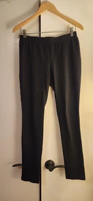 Pantalones informales negros Adrienne Vittadini para mujer M vestido de carrera elástico ajustado Foto 1 de 4