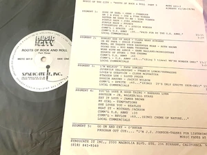 1/18/86 J.J JOHNSON HOST MUSIC OF THE CITY 'ROOTS OF ROCK & ROLL' 24 TUNES/1 HR - Picture 1 of 1